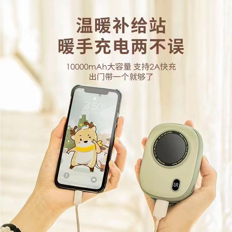 Creative Portable Magic Camera Cute Bear Hand Warmer Power Bank 10000mAh USB Rechargeable Winter Electricnic Product