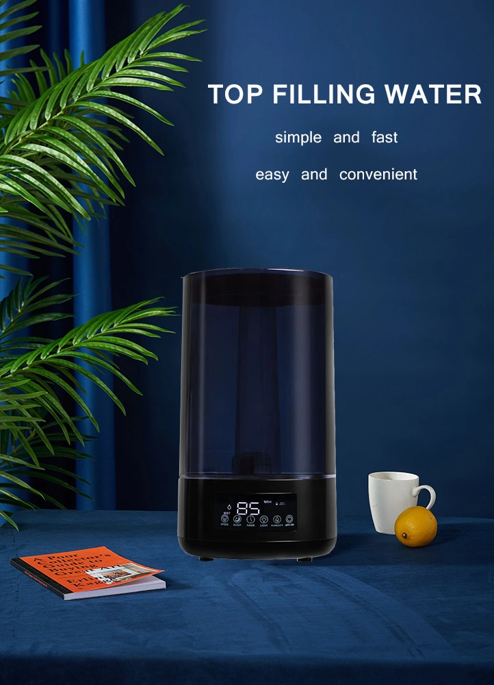 New Design Humidifier Top Filling Water Humidfier with Smart Auto-Humidification