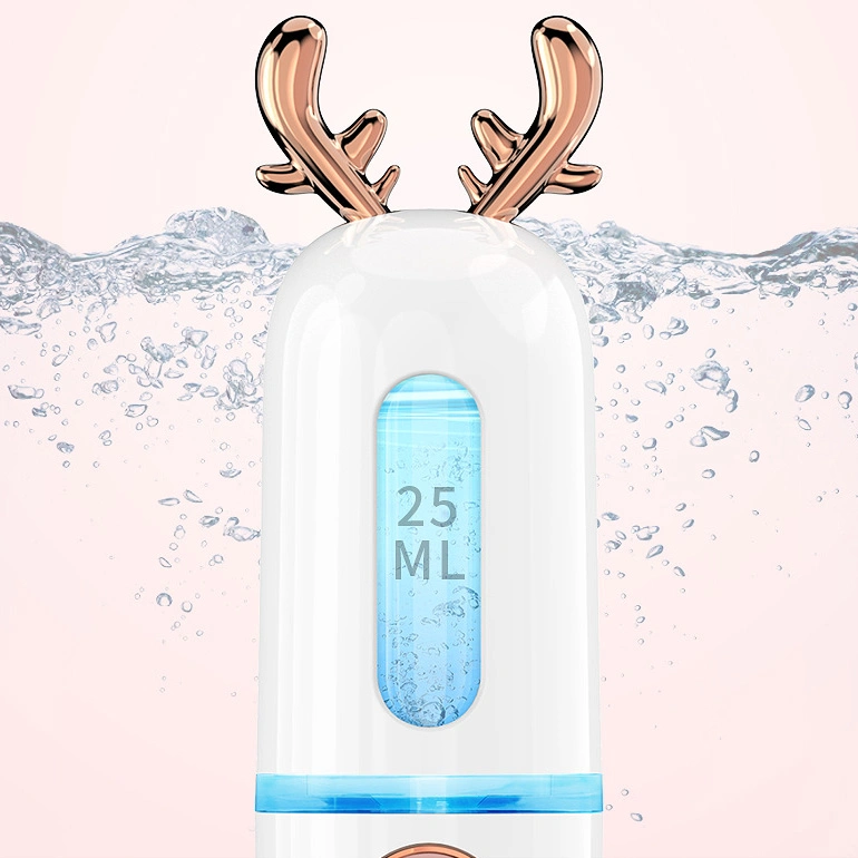 25ml Portable Mister Rabbit Deer Nano Facial Water Sprayer Hydrating Instrument