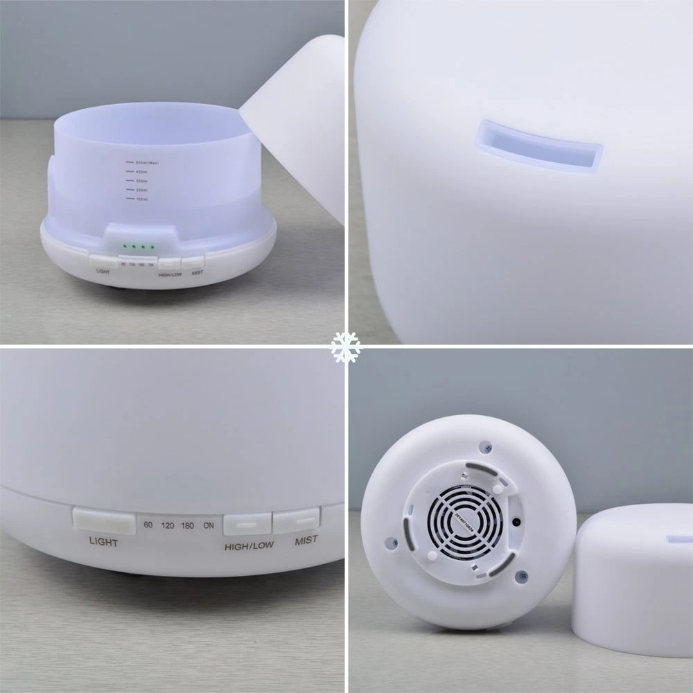 Portable Air Conditioning 500ml Aroma Diffuser Ultrasonic Humidifier