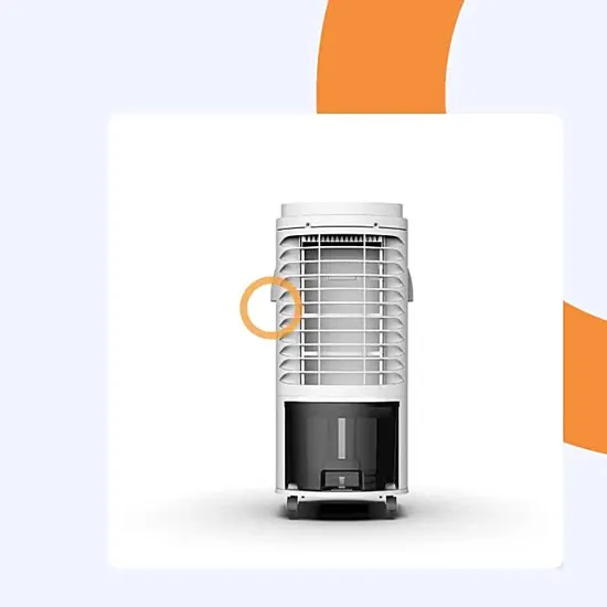 70W Standing Evaporative Air Cooler with Ice Box