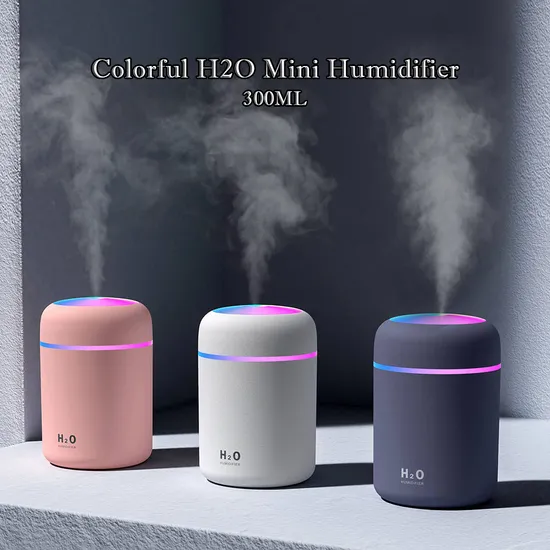 Christmas Humidifier 300ml Car Small Air Humidifier Aroma Diffuser Portable Smart Cool Mist USB Humidifiers Aroma Diffuser for Baby